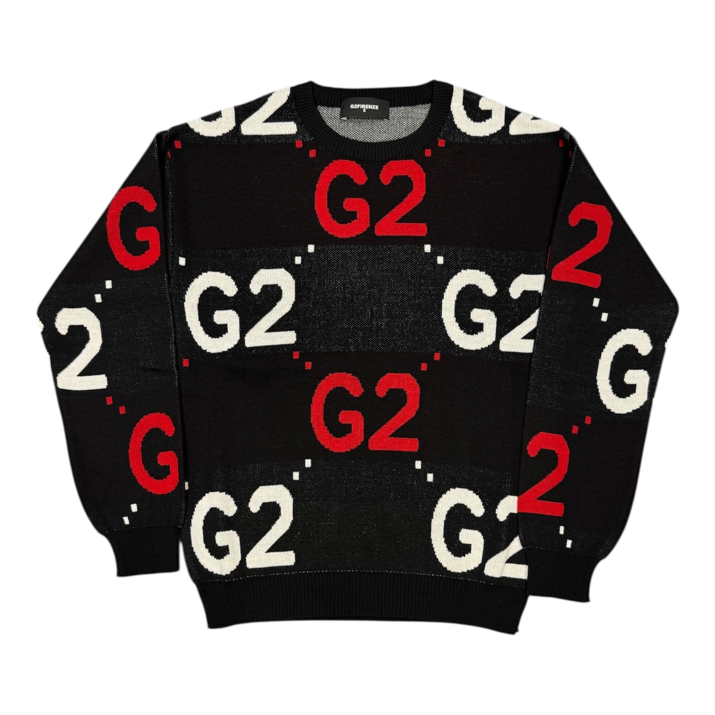 G2firenze maglione girocollo superlogato
