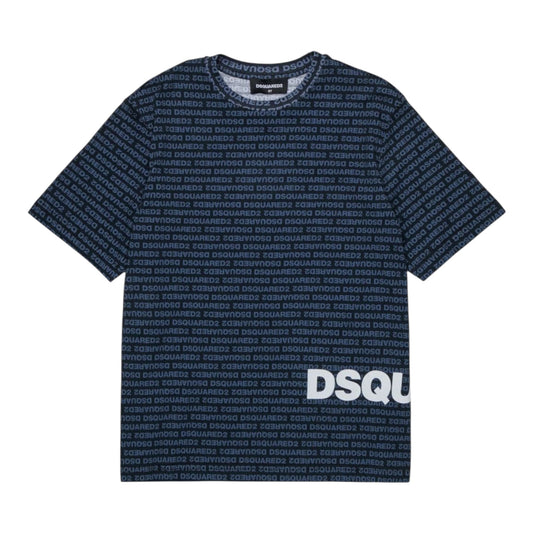 DSQUARED2 T-shirt con logo allover