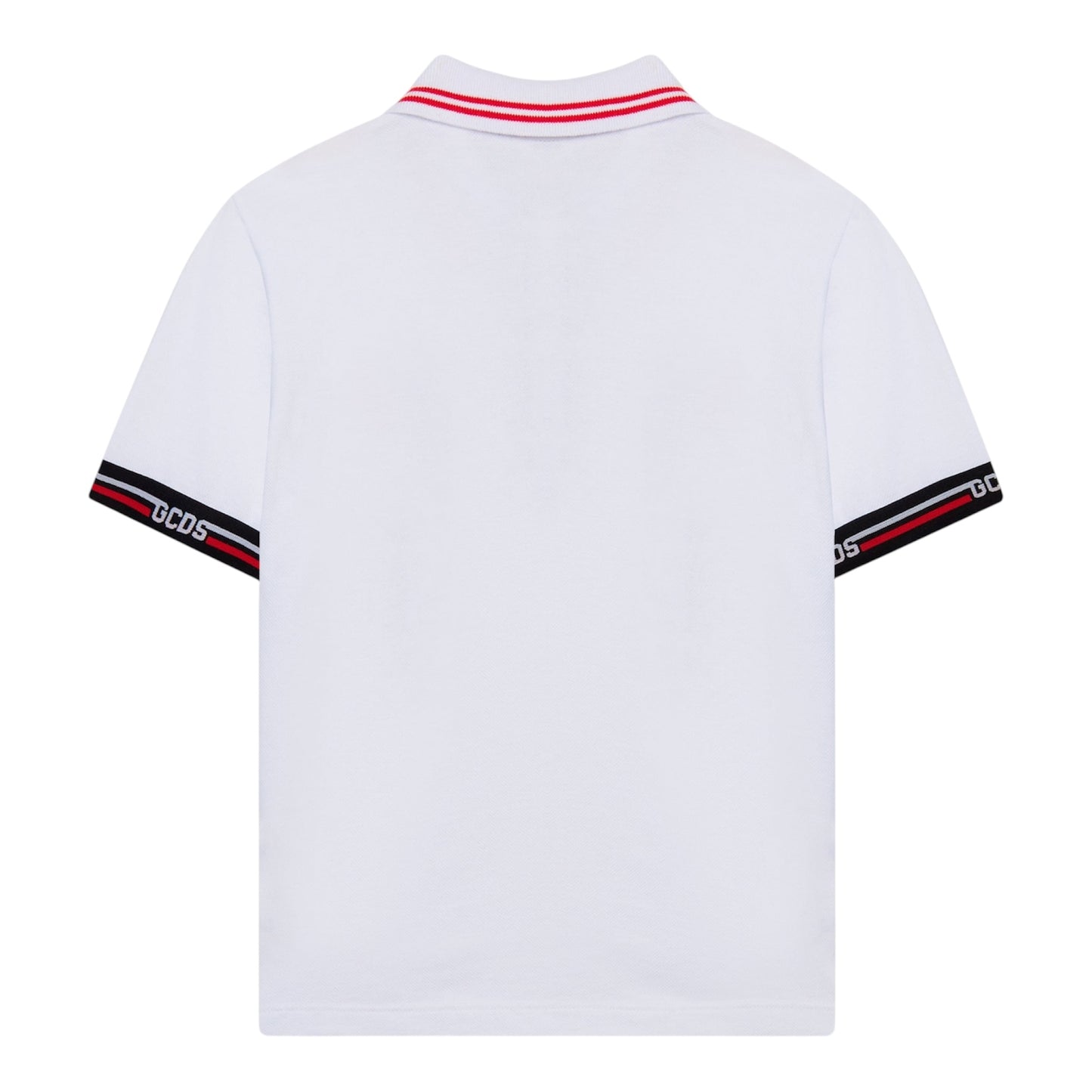 GCDS polo con logo sulle maniche
