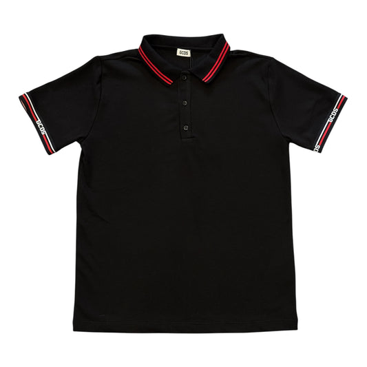 GCDS polo con logo sulle maniche