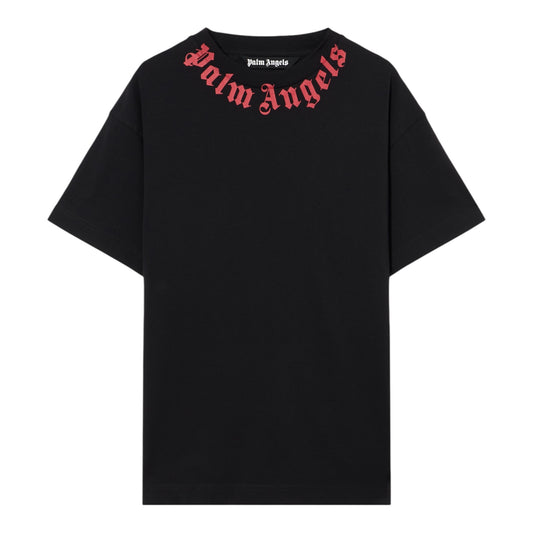 PALM Angels Neck Logo T-Shirt