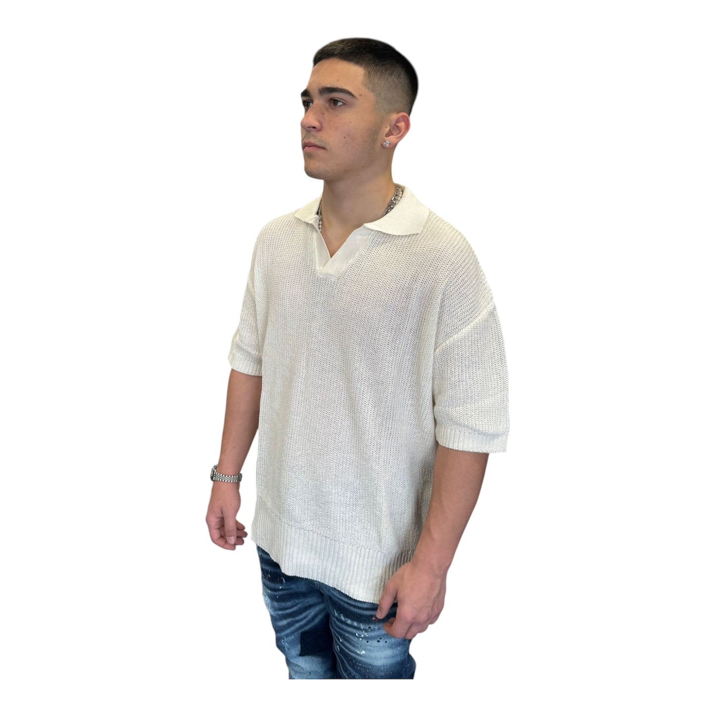 CIANOTIC polo traforata