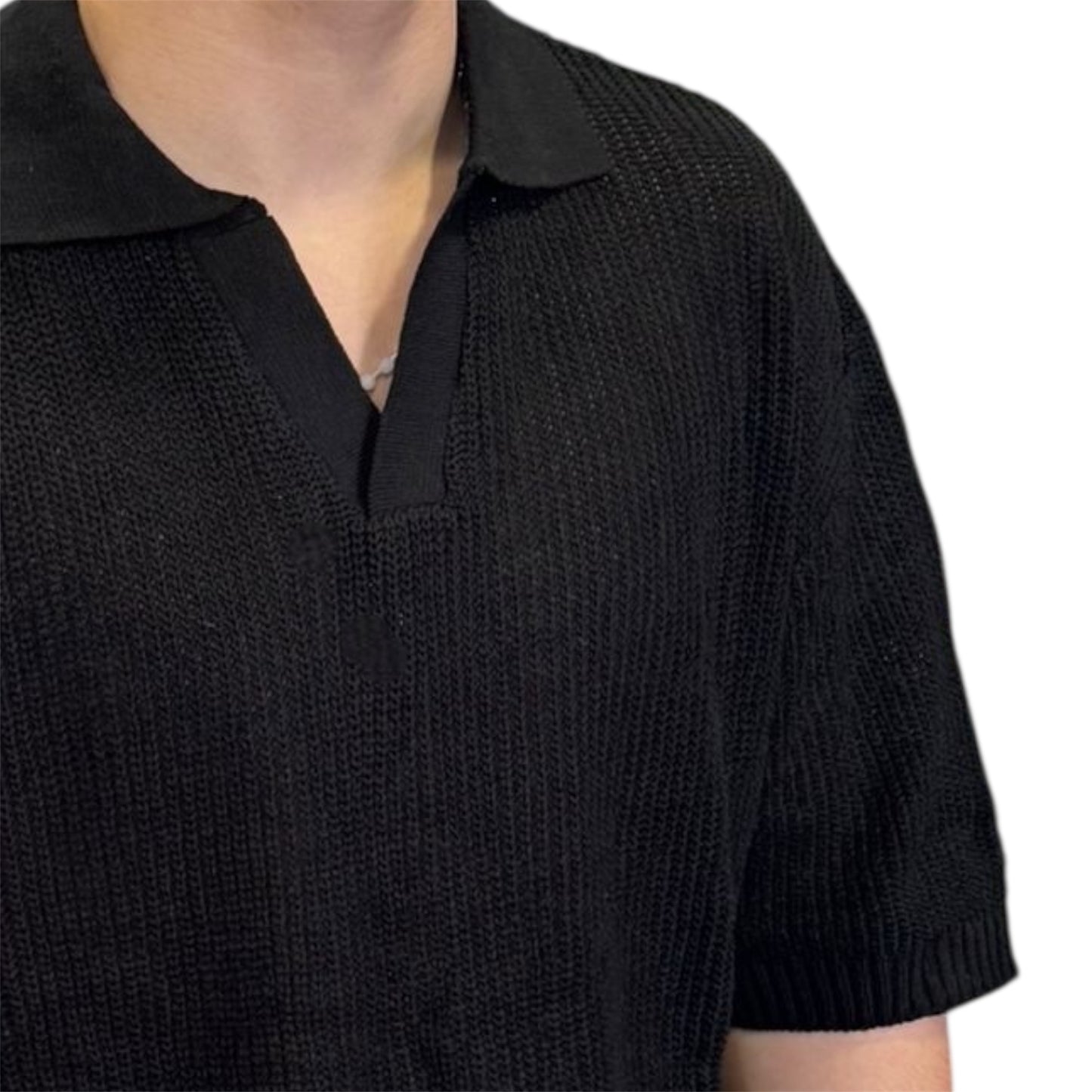 CIANOTIC polo traforata uomo