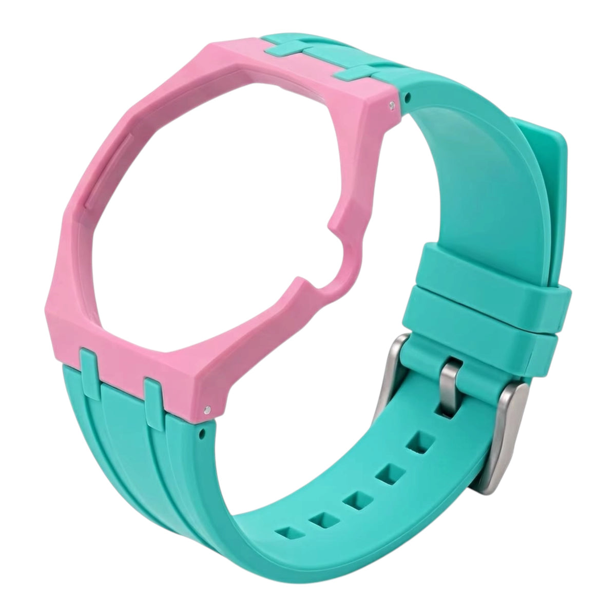 Cinturino per Orologio Audemars Piguet AP X Swatch
Royal POP Pocket FKM, Cassa Protettiva in Bioceramica
