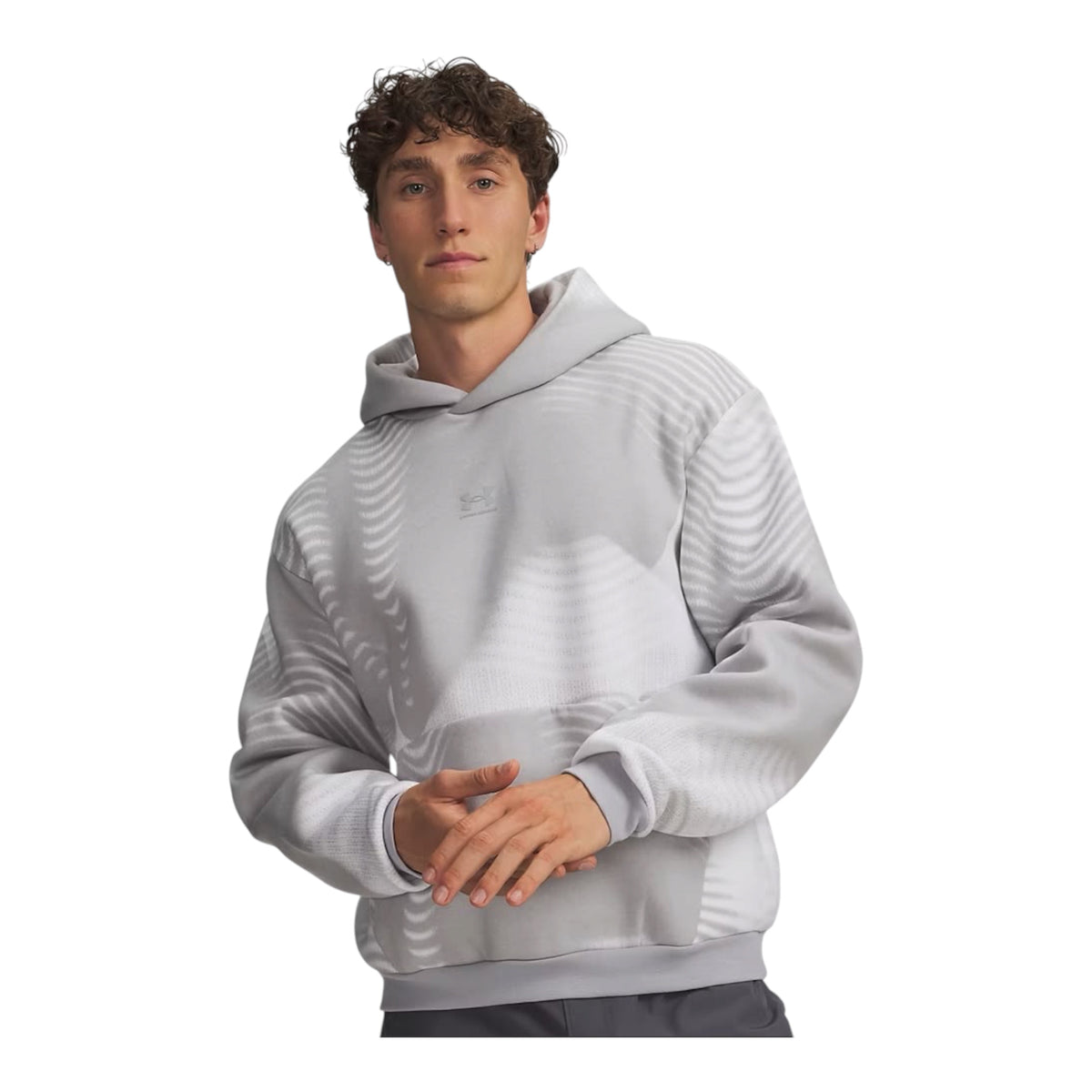 UNDER ARMOUR felpa con cappuccio Icon fleece printed
