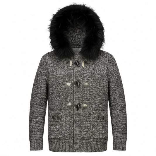 BARK cappotto con pelliccia