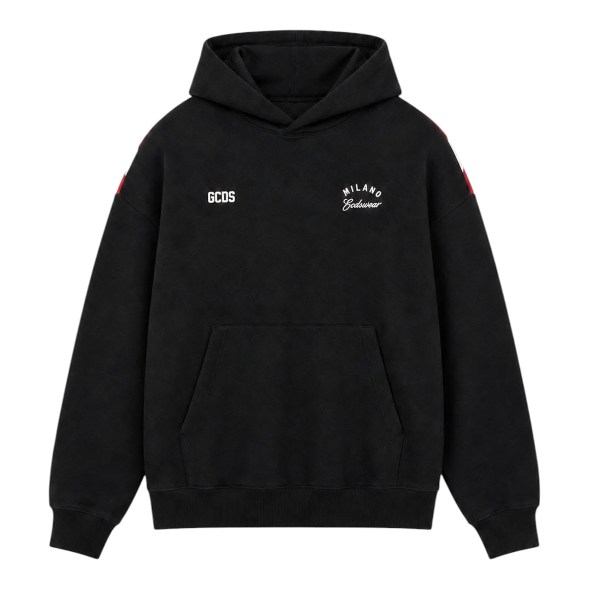 GCDS felpa con cappuccio Bad logo