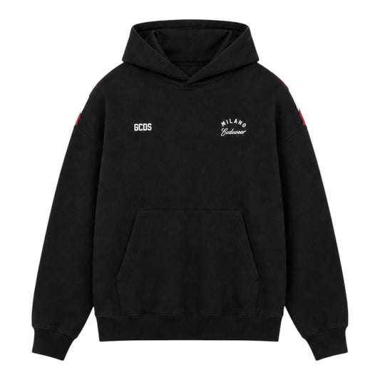 GCDS felpa con cappuccio Bad logo