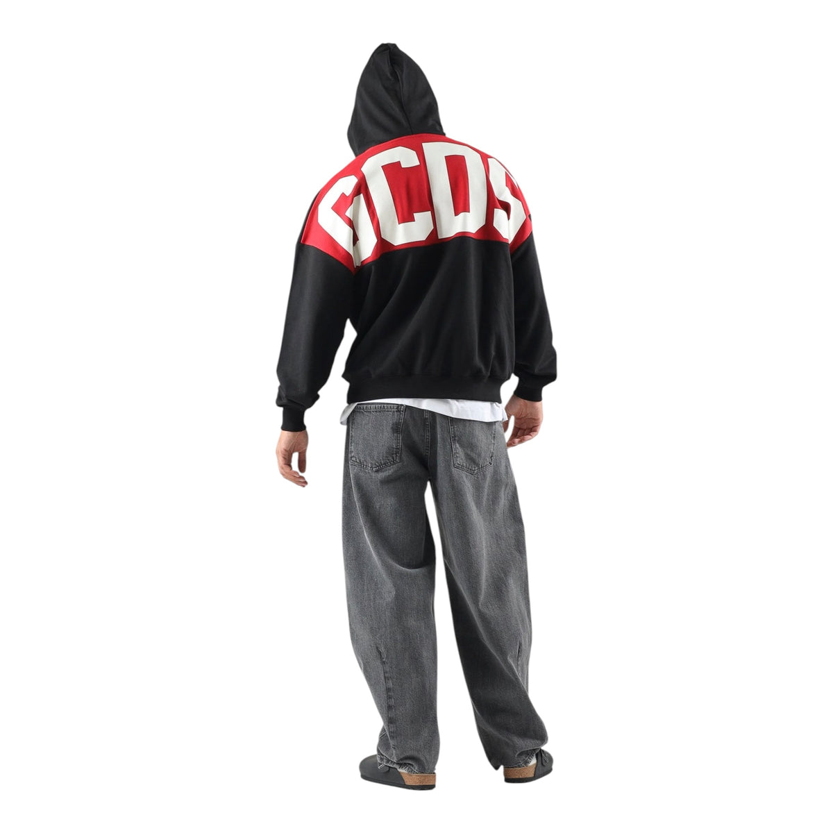 GCDS felpa con cappuccio Bad logo