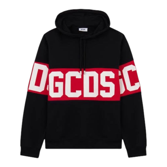 GCDS felpa con cappuccio con Bad logo