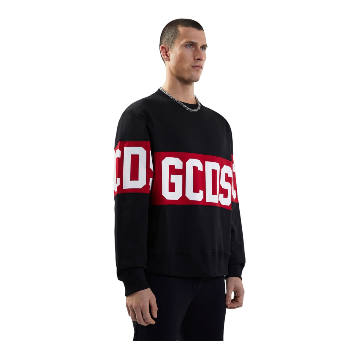 GCDS felpa girocollo con Band logo unisex