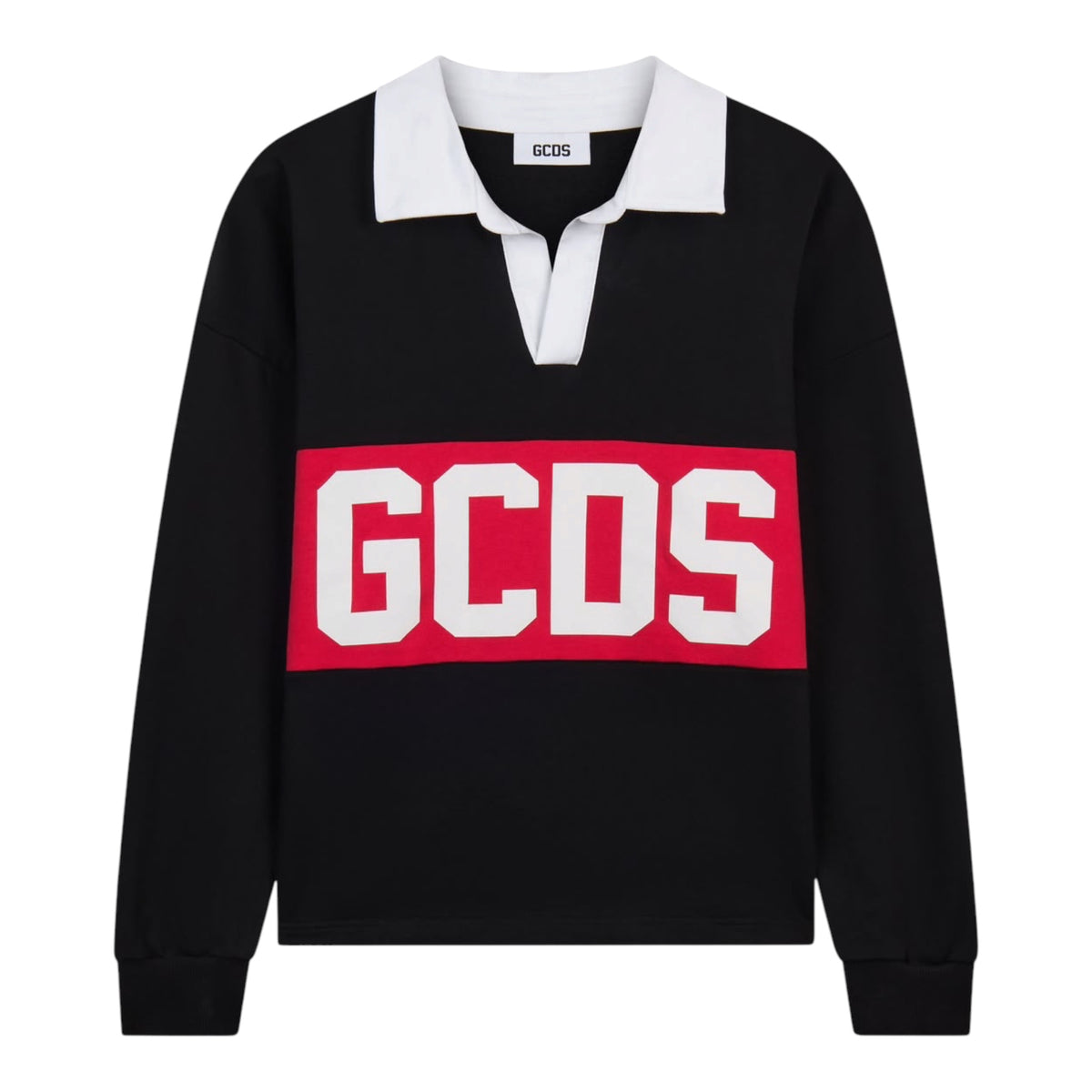 GCDS polo Band logo uomo