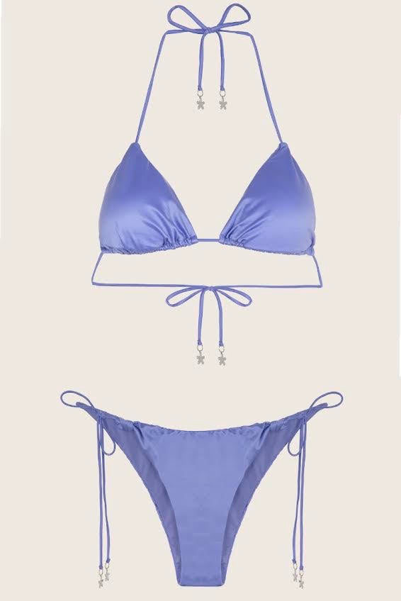 BIKINI TRIANGOLO E SLIP LACCETTI REGOLABILI COMPOSTI
